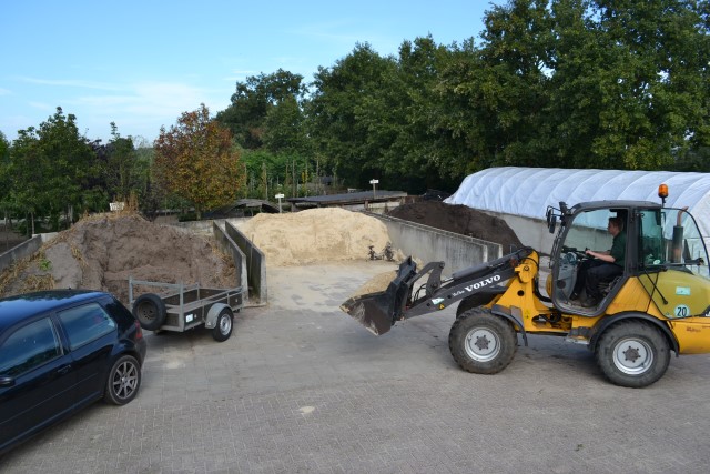 Zand grote hoeveelheden